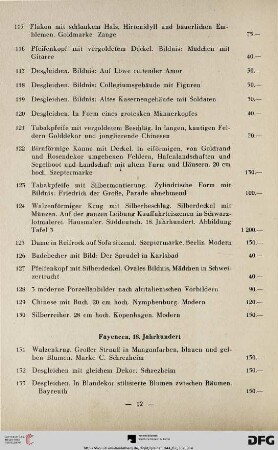 Fayencen, 18. Jahrhundert (Nr. 131-161)