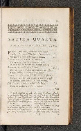 Satira Quarta.