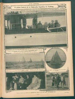 El primer festival de la Federación Argentina de Yachting [Fotografías]