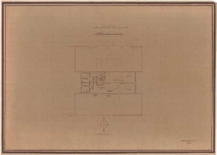 Fick, Roderich; Obersalzberg; Bestandspläne Haus Bormann - Grundriss DG