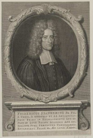Bildnis des Fridericus Spanhemius