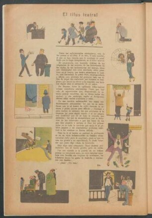 El tifus teatral