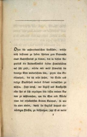 Historische Denkwürdigkeiten und Aktenstücke aus dem Leben und über den Prozeß der Königin Caroline von England, 1. Denkwürdigkeiten des Baron von Pergami
