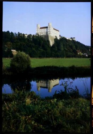 Eichstätt: Willibaldsburg mit Altmühl