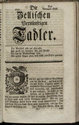 1742. Das Vierzigste Stük.