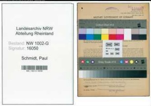 Entnazifizierung Paul Schmidt, geb. 22.06.1901 (Verw.Direktor)