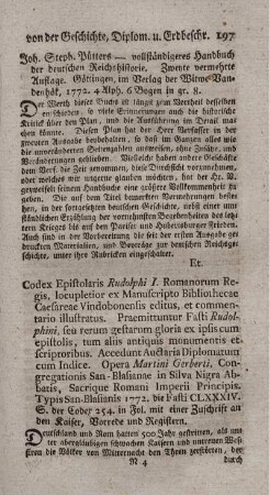 Codex epistolaris Rudolphi I. Romanorum regis.