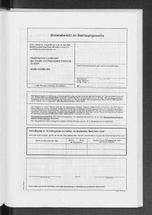 Monatsbericht im Bauhauptgewerbe