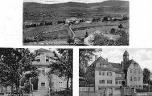 Steina-Obersteina. Gasthaus und Bäckerei "Zur Windmühle" u.a. Ortsansichten, Ansichtskarte