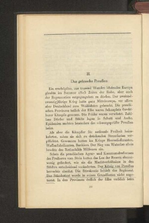 II. Das gefesselte Preußen