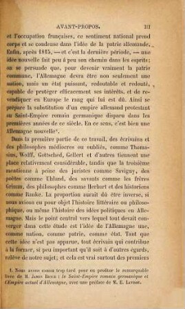 L'Allemagne depuis Leibniz : essai sur le développement de la conscience nationale en Allemagne 1700 - 1848