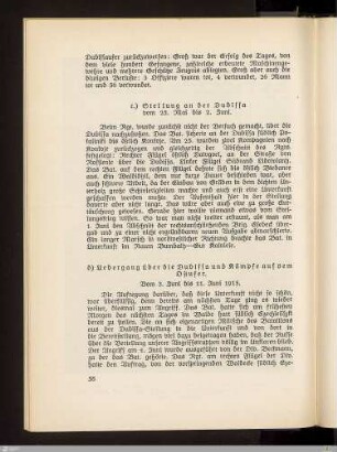 c) Stellung an der Dubissa
