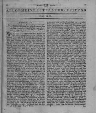 Argelander, F. W. A.: Untersuchungen über die Bahn des großen Cometen vom Jahre 1811. Königsberg: Bornträger 1822