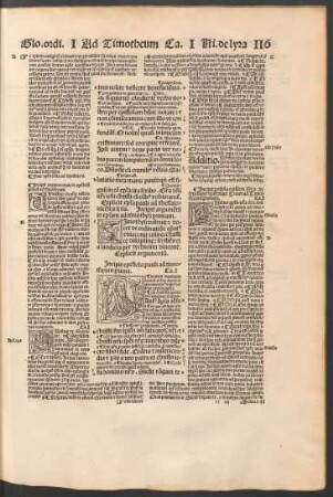 Incipit argumentum in epistolam ad timotheum primam.