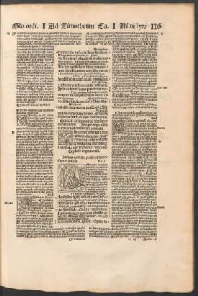Incipit argumentum in epistolam ad timotheum primam.