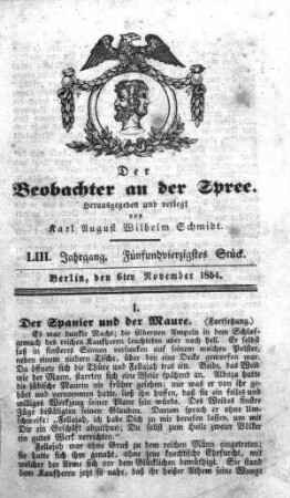 45. Stück, 6. November 1854