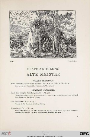 Erste Abteilung (Nr. 1-350)