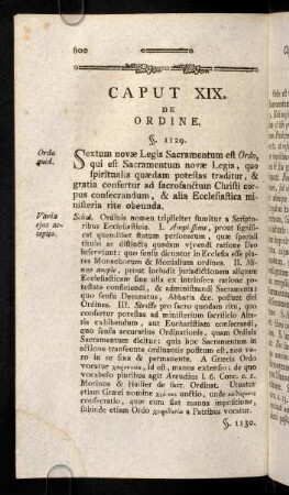 600-737, Caput XIX