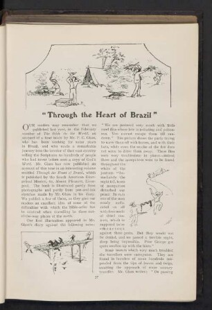 "Through the heart of Brazil"