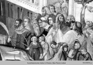 Szenen der Passion Christi : Einzug Christi in Jerusalem