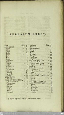 TERRARUM ORDO