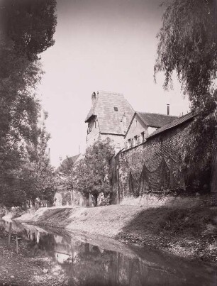 Donauwörth, Färbertor : Donauwörth. Färbertor. Feldseite