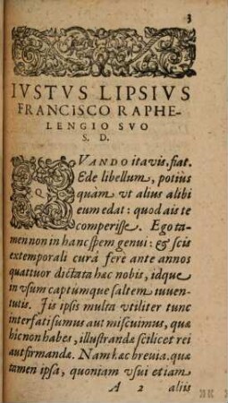 Ivsti Lipsi[i] Epistolica Institvtio : Excepta e dictantis eius ore, Anno M.D.LXXXVII. mense Iunio. Adiunctum est Demetrii Phalerei eiusdem argumenti scriptum