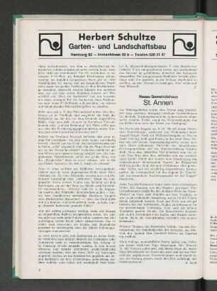 Neues Gemeindehaus St. Annen