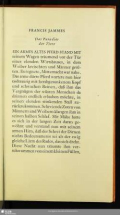 Das Paradies der Tiere