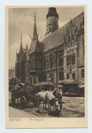 Rathaus, Breslau: Außenansicht