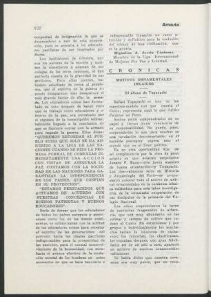 Crónicas