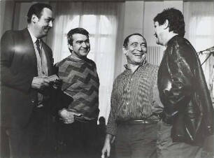 Heinz Senkbeil, Lutz-Rüdiger Schöning, Walter Flegel und Lothar Günther