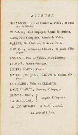 Acteurs.