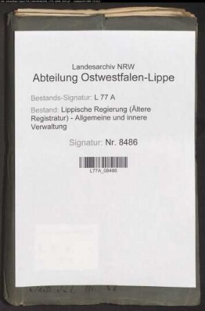 Straßenbau.- Straßenzug V.- Distrikt 5 Teutenwiese bis Detmold