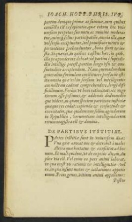 De Partibus Iustitiae.