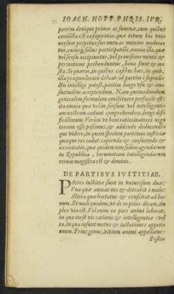 De Partibus Iustitiae.