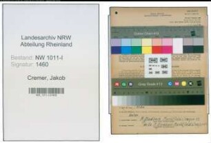 Entnazifizierung Jakob Cremer , geb. 09.02.1893 ()