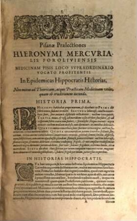 Commentarii eruditissimi in Hippocratis Prognostica