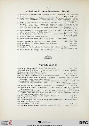 Verschiedenes (Nr. 974-993)