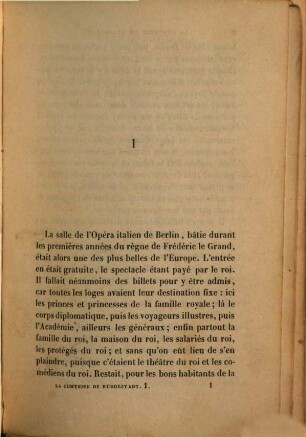 La Comtesse de Rudolstadt : par George Sand, 1