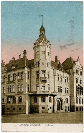 Leipzig-Leutzsch. Rathaus