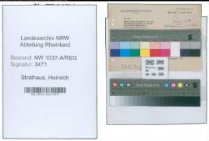 Entnazifizierung Heinrich Strathaus , geb. 26.03.1894 ()