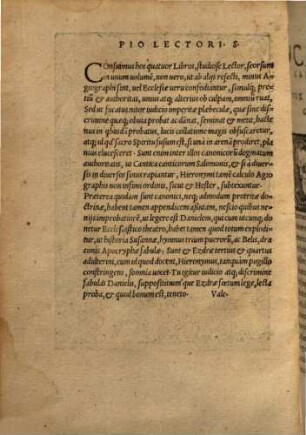 Biblia Sacrae Scriptvrae ueteris omnia : ex antiquiß. authographis absoluta uoluminibus sex, ..., [5]. Agiographa : Cantica canticorum, Hester, Daniel, Ezdras et Nehemias