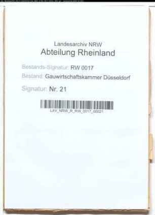 Bewirtschaftung von Textilien, Lederwaren, Luftschutzgerät u.a.