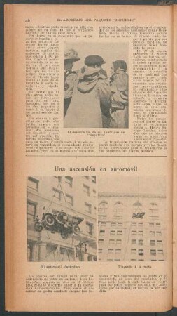Una ascensión en automóvil