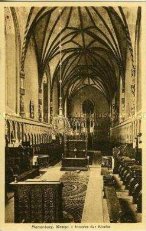 Marienburg, Chor der Schlosskirche