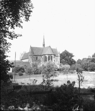 Chorin, ehem. Zisterzienserkloster, Ansicht der Kirche von Osten