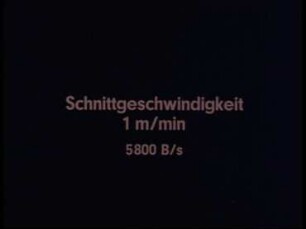 Zerspanen von Stahl Ck 45: Schnittvorgang im Feingefüge Einfluß der Wärmebehandlung