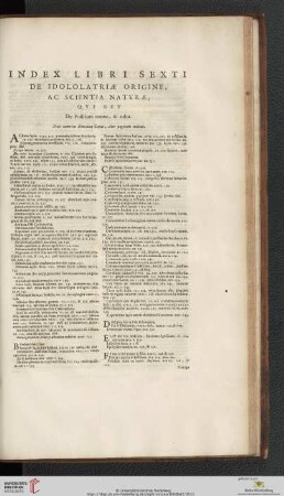 Index libri sexti