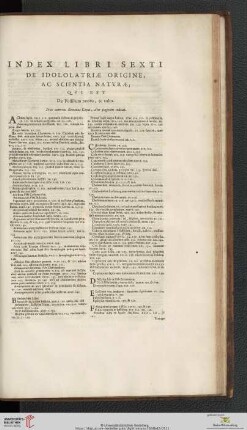Index libri sexti